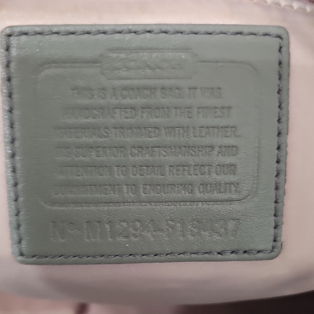 Coach Gray and Cream Tote Bag - Picture 11 of 11